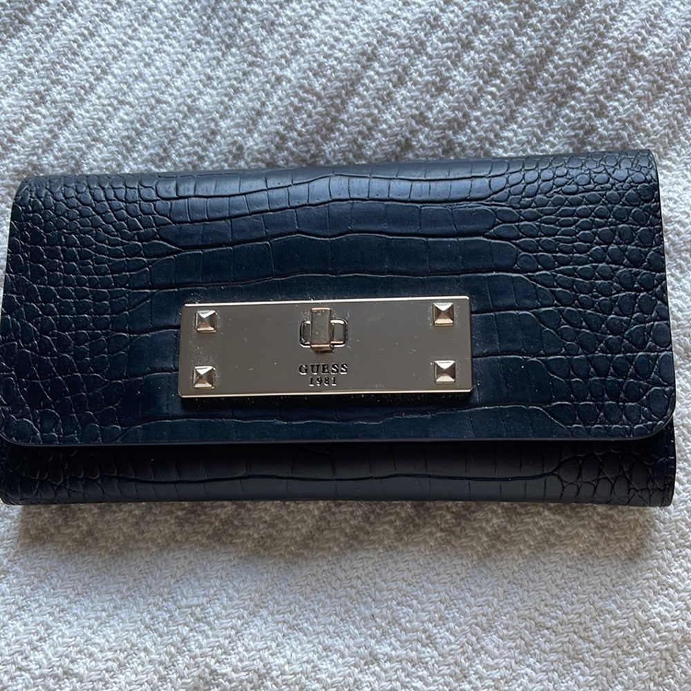 Guess black wallet